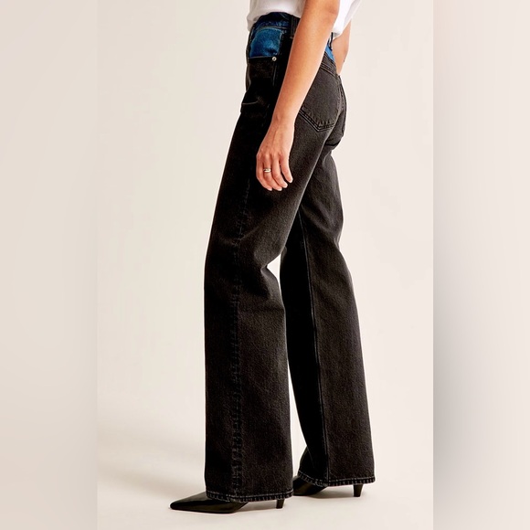 A & F High Rise 90s Relaxed Jeans NWOT - Picture 9 of 10